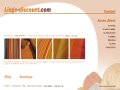 Fiche du site ''Linge Discount, tout le linge de maison'' Linge Discount, tout le linge de maison