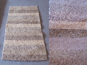Descente de lit Stripes beige