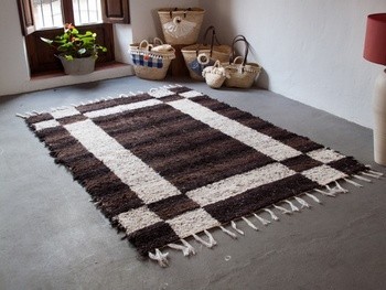 Tapis marron Hacienda